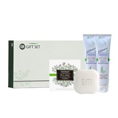 ever miracle Pullamu 牙膏 2p + 發酵皂套組 1-5, 1套