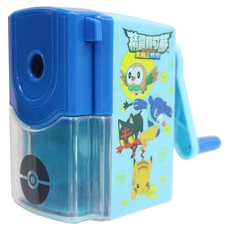 PoKeMoN 寶可夢 派對系 大小通吃可調式削筆機, 淺藍色, 1個