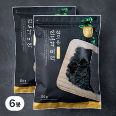 주일 산모용 진도각미역, 130g, 6개