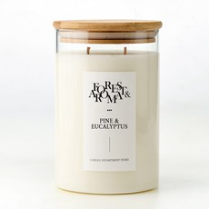 Candle Department Store 香氛杯狀蠟燭, Pine & Eusalyptus, 1kg, 1罐