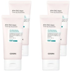 코스알엑스 알로에 54.2 아쿠아 톤업 선스크린 SPF50+ PA++++, 50ml, 4개