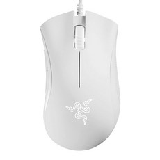RAZER 雷蛇 DeathAdder 煉獄蝰蛇 標準版 有線電競滑鼠, RZ01-03850200-R3M1, 白