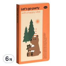 아이코닉 슬로우 핸디노트 104매, 03PARTY, 6개