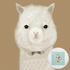 ARTJOY DIY名畫 20*20cm, 淘氣的羊駝款