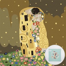 ARTJOY DIY名畫 20*20cm, 親吻款