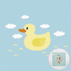 ARTJOY DIY數字油畫 20*20cm, 你好橡皮鴨, 1組