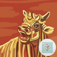 ARTJOY DIY名畫 20*20cm, 公牛款