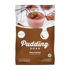 OMURA DESSERT SHORTER PUDING SUSU RASA COKLAT 布丁粉 巧克力風味, 130g, 1包