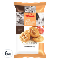 TATAWA 蘋果醬夾心餅乾, 6個, 60g