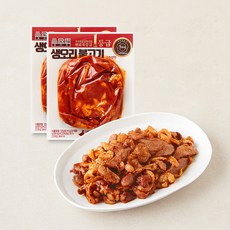 품애복 1등급 생오리 불고기 고추장맛, 200g, 2개