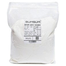 嘉禾牌 白菊花低筋麵粉, 3kg, 1包