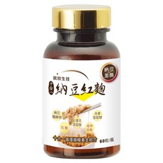 統欣生物科技 納豆紅麴 500mg, 60顆, 1盒