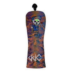 Dodam Sports 變色龍骷髏木桿桿頭套, 橘色