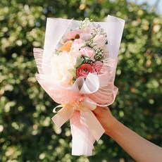 Aspasia Soap Flower 人造花 LaLa Stone Jasmine Hydrangea Bouquet, 混色