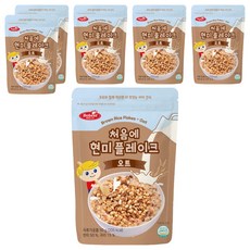 베베스트 처음에 현미 플레이크, 오트, 50g, 6개