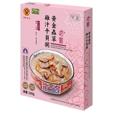 禎祥食品 黃金蟲草雞汁干貝粥, 350g, 1盒