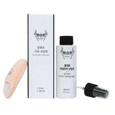 클렌트 자동차 가죽코팅제 100ml + 핑거패드, 1세트