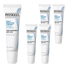 PHYSIOGEL 潔美淨 超能修護保濕唇蜜, 5個, 透明/無味, 10g