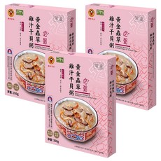 禎祥食品 黃金蟲草雞汁干貝粥, 350g, 3盒