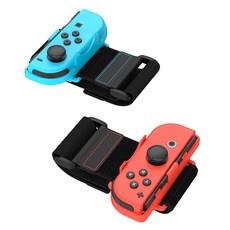 UPMARKET 任天堂 Switch Joy-Con 臂帶 霓虹紅藍, 單一商品, 1個