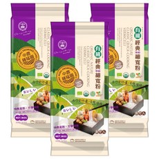 中農粉絲 有機經典快煮細寬粉 全素 清真HALAL認證, 3個, 180g