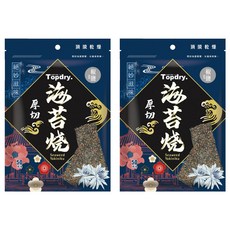 TOPDRY 頂級乾燥 厚切海苔燒 椒鹽, 50g, 2包