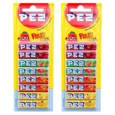 PEZ 貝思水果糖 Set, 8條入, 68g, 2組