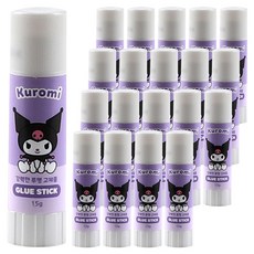 三麗鷗 透明固體膠 酷洛米 紫色, 20個, 15g