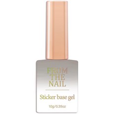 從指甲貼基礎凝膠, 單色, 10g, 1瓶