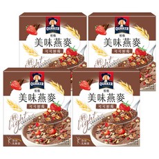 QUAKER 桂格 美味燕麥 可可鮮苺, 232g, 4盒