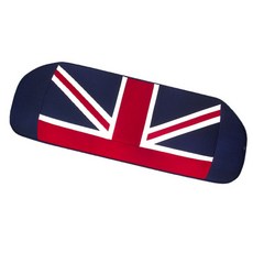 世京社 新款Union Jack汽車四季三人座墊, 混合顏色, 1個
