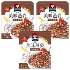 QUAKER 桂格 美味燕麥 可可鮮苺, 232g, 3盒
