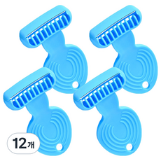 마켓링 여성용 부드러운 면도기 블루 ONE SIZE, 12개, 1개입