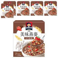 QUAKER 桂格 美味燕麥 可可鮮苺, 232g, 6盒