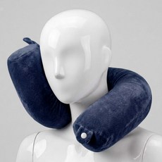 ARYKO 麻花頸枕, 天鵝絨海軍藍