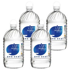 悅氏 Light 鹼性水，遠紅外線處理，pH7.5~9.0，6L, 4桶