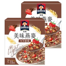 QUAKER 桂格 美味燕麥 可可鮮苺, 232g, 2盒