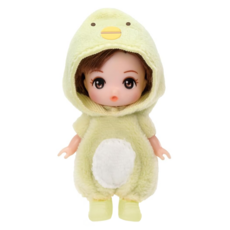 TAKARA TOMY Licca 莉卡娃娃 角落小夥伴企鵝服裝小健 LD-32, 1套, 混合顏色