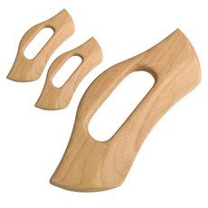 모나코올리브 시원한 안마 대형 원목 괄사, 3개