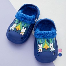 Lolly Tree 男童款插圖刷毛保暖鞋