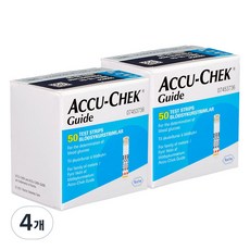 아큐첵 가이드 혈당시험지, 50개입, 4개