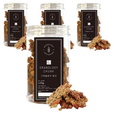 GRANOLOGY 格蘭諾拉麥片堅果脆餅, 125g, 4罐