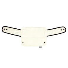 GENNIE'S 奇妮 英倫揹帶/胸前口水巾 雙面可用 輕量氣墊揹帶通用, 1個, 白色