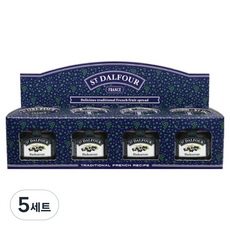 샹달프 미니잼 블랙커런트 4p 세트 112g, 5세트