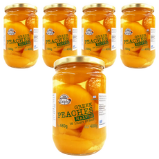 Delphi 特級切片水蜜桃, 680g, 5罐