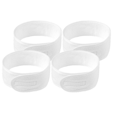 Saenghwalgongsik 魔鬼氈洗臉髮帶, 白色, 4個