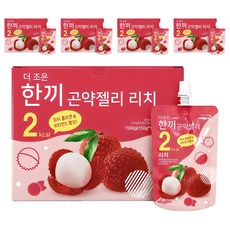 더존건강 더 조은 한끼곤약젤리 리치 10개입, 1.5kg, 5개