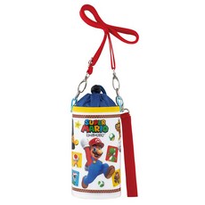 Skater 500ml水壺套保冷帶揹帶, 瑪利歐兄弟 多色, 1個