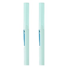 PLUS 普樂士 Twiggy 不沾膠攜帶式筆型剪刀 SC-130PF, 寶寶藍, 2支