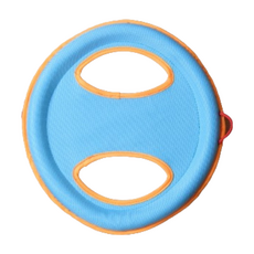 EETOYS 宜特 互動飛盤, 帆布材質 耐撕咬, 直徑25cm 全齡犬適用, 拉環布, 1個